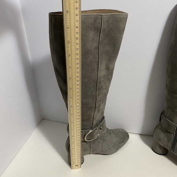 Donald J. Pliner Gray Over the Knee Boots - Picture 13 of 15